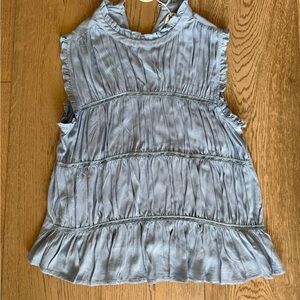 Elegant Boutique brand Before You denim blue Sleeveless Top